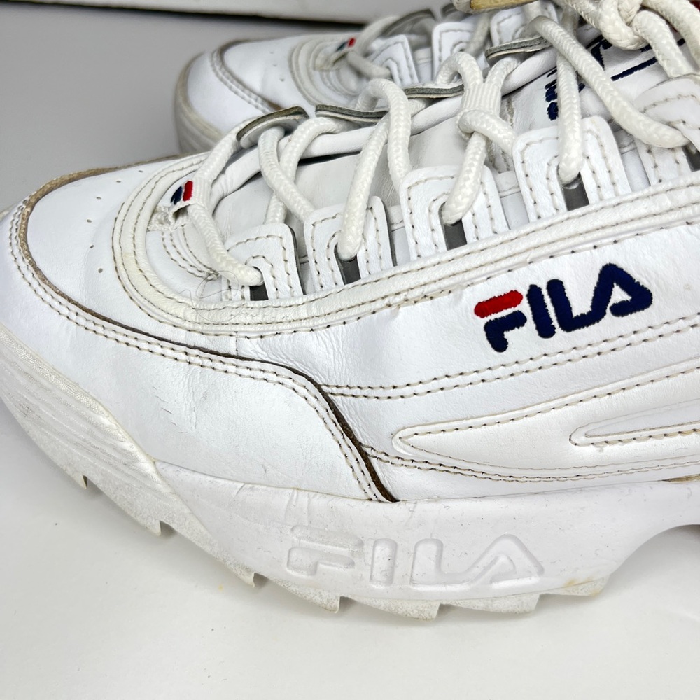Fila Women's Disruptor II Sneaker Shoes US, White / lightly used size 10 - Picture 10 of 10
